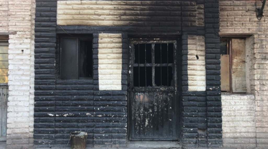 Se incendia casa con bebé adentro