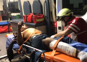 Ciclista termina fracturado