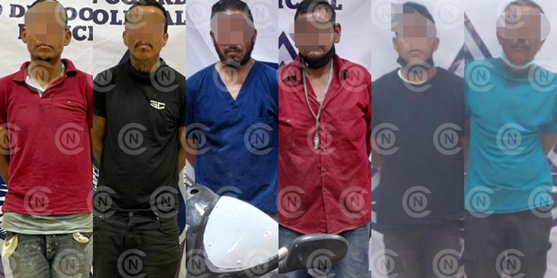 Capturan a seis ladrones de motocicletas