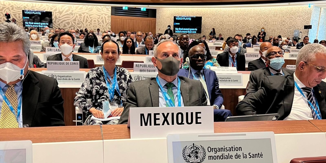 López-Gatell participa en la 75 Asamblea de la OMS