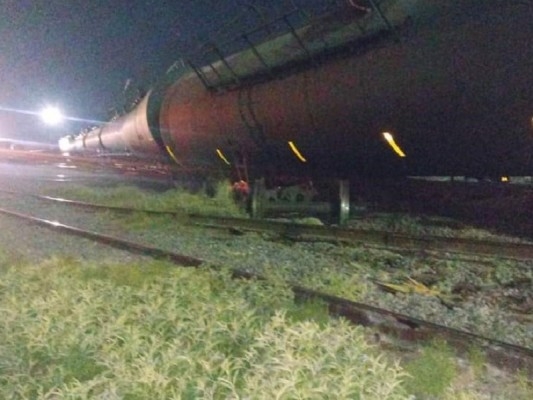 Segundo descarrilamiento de tren
