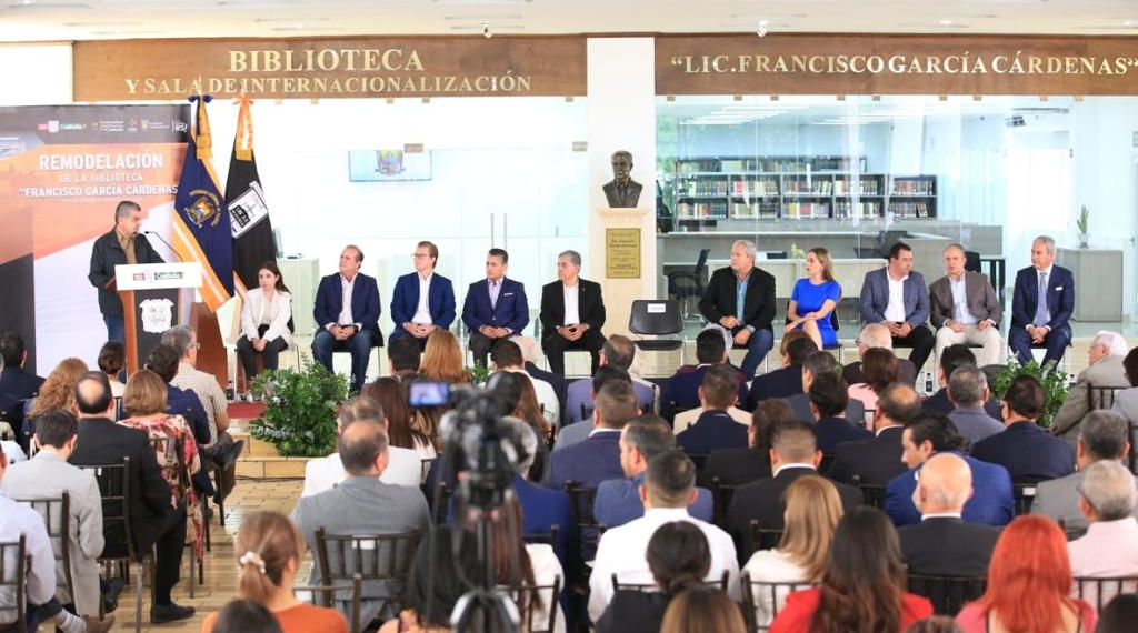 Gobernador entrega obra de la remodelación de la Biblioteca “Francisco García Cárdenas”