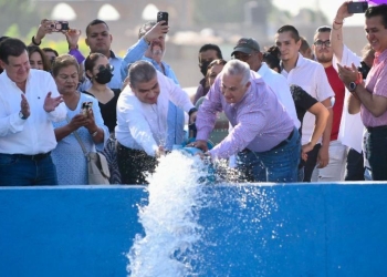 Inauguran pozo de agua “Compresora”
