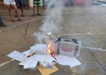 Queman paquetería electoral en Copalita, Oaxaca