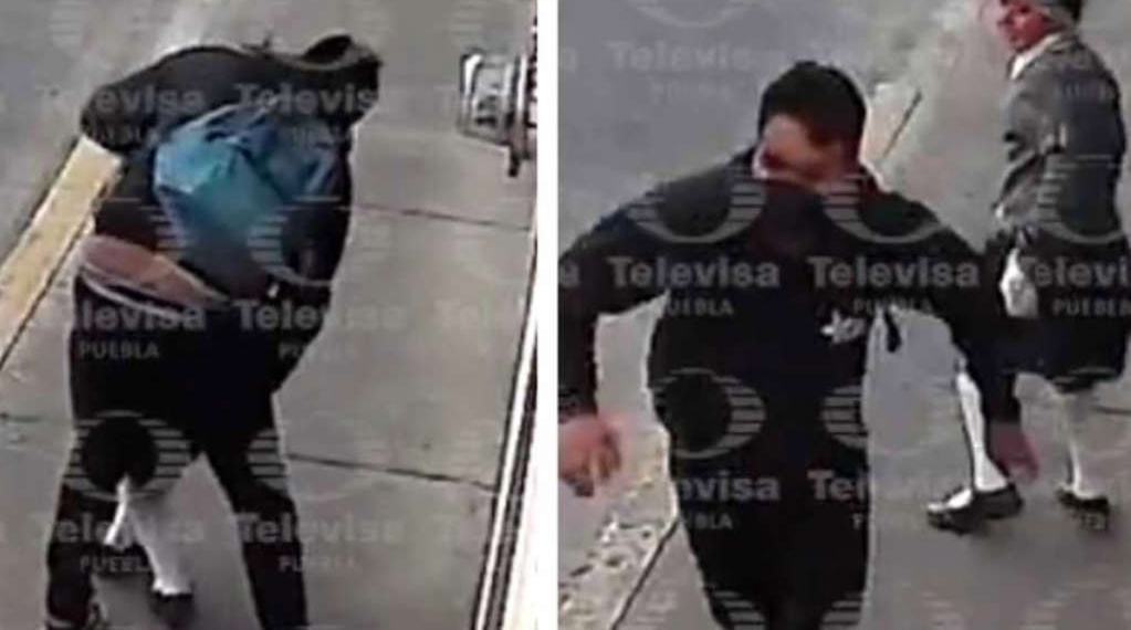 Cámaras de vigilancia captan a sujeto manoseando a niña en Puebla