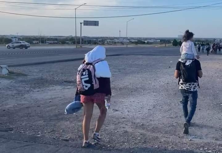 “Ya olemos el río, vamos directo para allá”