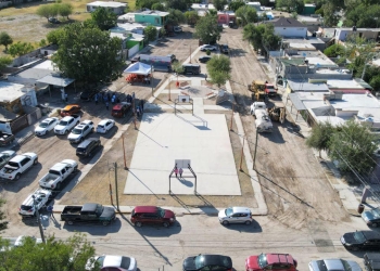Inician trabajos de pavimentación en fraccionamiento Santa Teresa