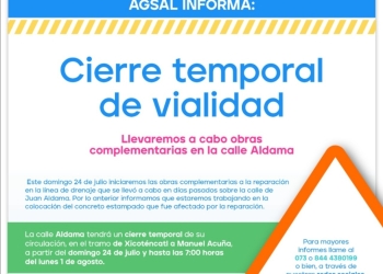 Cerrarán parcialmente la calle Aldama en Saltillo