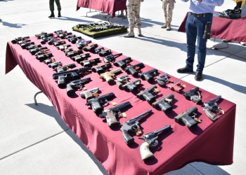 Sedena destruye armas y municiones incautadas