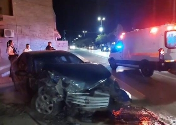 Choque contra fachada de edificio CTM ante asuntos viales