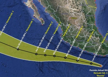 Clasifican a “Bonnie” como huracán categoría 1