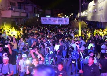Carrera Nocturna “Electric Run” rotundo éxito con 2,500 corredores