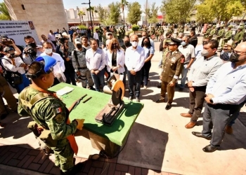 Con gran éxito se lleva a cabo el canje de armas