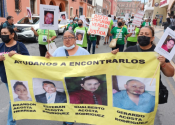 Marchan por los desaparecidos