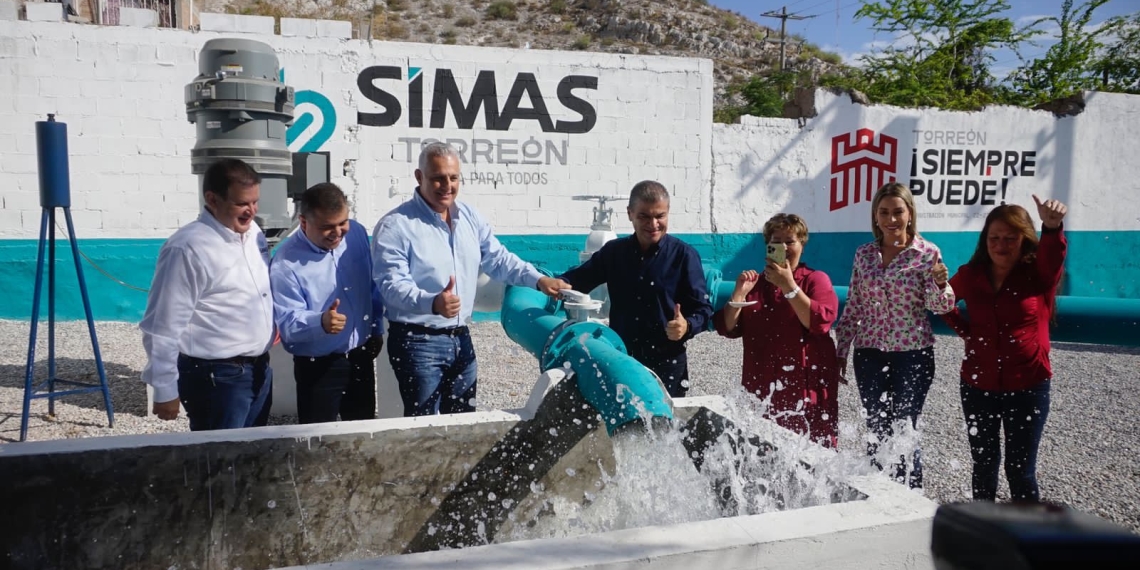Inauguran pozo de agua “victoria”, en Torreón