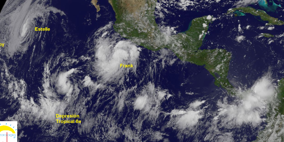Frank se degrada a Tormenta Tropical