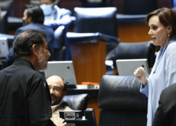 Lilly Téllez niega mano de paz a Noroña