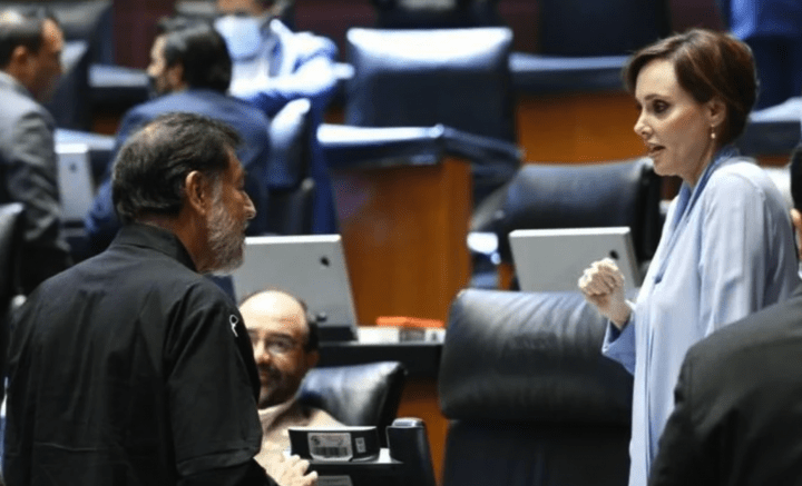 Lilly Téllez niega mano de paz a Noroña