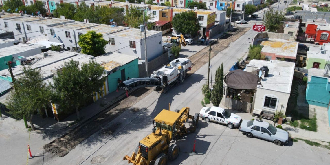 Dan continuidad a las obras de pavimentación