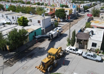 Dan continuidad a las obras de pavimentación