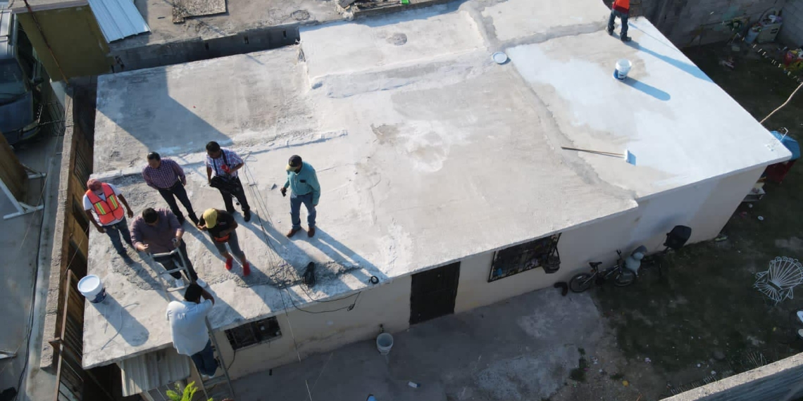 150 hogares fueron beneficiados con el programa de Impermeabilización