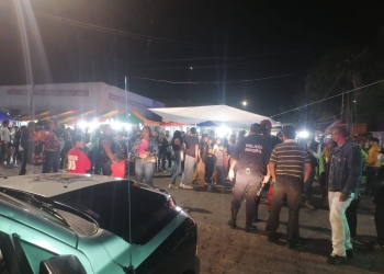 Sacan el cuchillo en la fiesta del Ojo de Agua