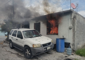 Solita libra el incendio de su casa