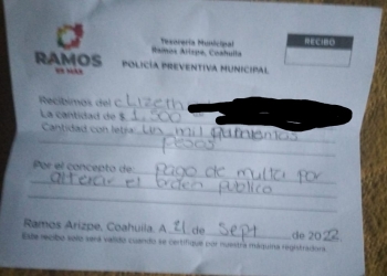 ¿Por alterar el orden público en su propia casa?