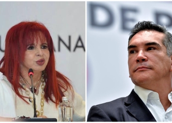 Layda Sansores dice que no difundirá audios de Alejandro Moreno hasta que juez emita fallo