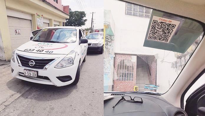 Taxistas serán monitoreados por códigos QR