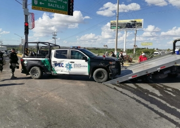 Delicados tres elementos de PEC tras encontronazo