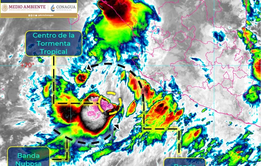 Tormenta tropical ‘Madeline’ se ubica frente a costas de Jalisco; Conagua llama a extremar precauciones