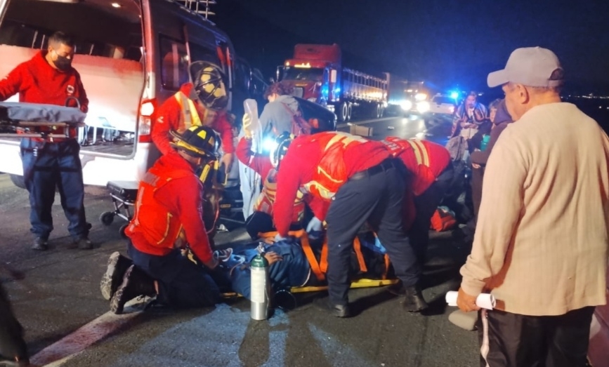 Da retorno y surge un accidente