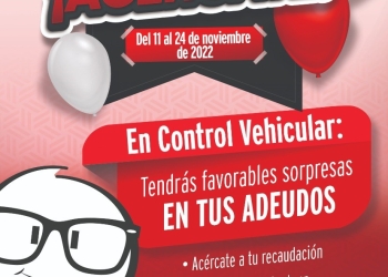 Inicia el Buen Fin con descuentos en tramites de placas, licencias, actas y pago de impuestos
