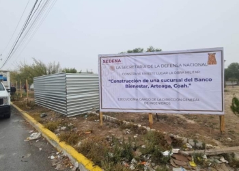 Cambian área verde por un Banco del Bienestar
