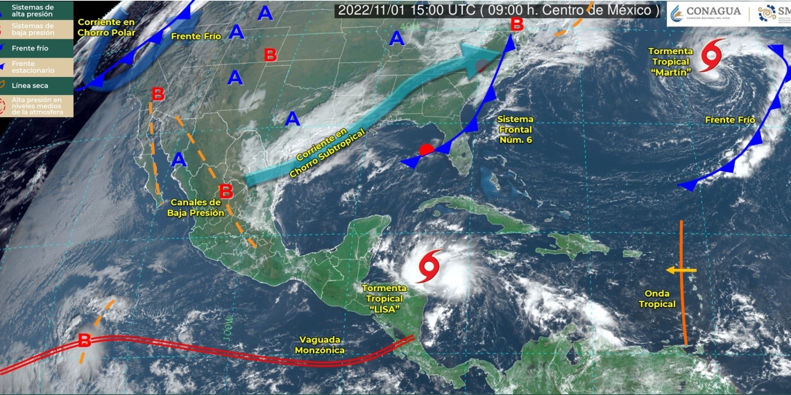Frente frío 7 llegará en la tarde de este miércoles