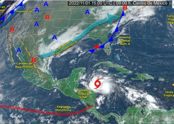 Frente frío 7 llegará en la tarde de este miércoles