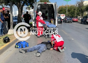 Atropella a perro y derrapa