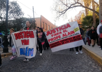 Piden justicia para el profe Alain
