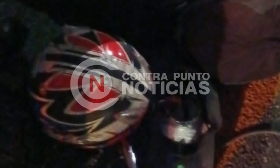 Pierde la vida motociclista
