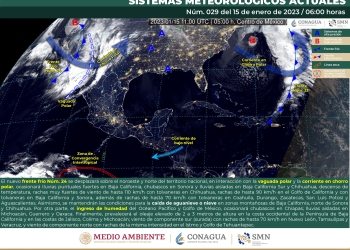 Pronostican fuertes vientos al norte de México y tolvaneras para Coahuila
