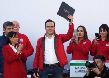 Se registra Manolo Jiménez como candidato a la gubernatura de Coahuila por el PRI