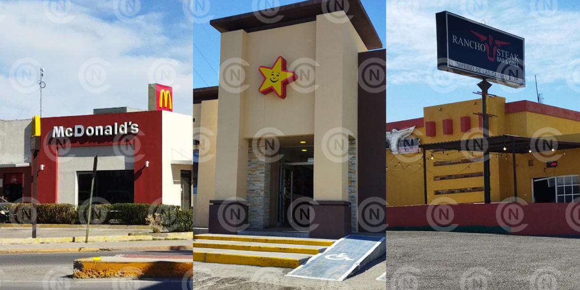 Roban y ocasionan daños en cuatro restaurantes