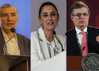 Ebrard, Sheinbaum y Adán Augusto registran sus marcas