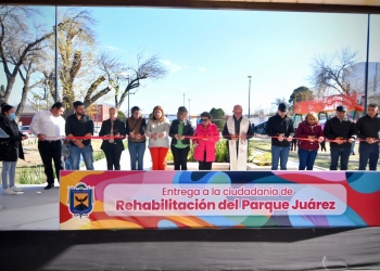 Entrega alcaldesa parque Juárez rehabilitado