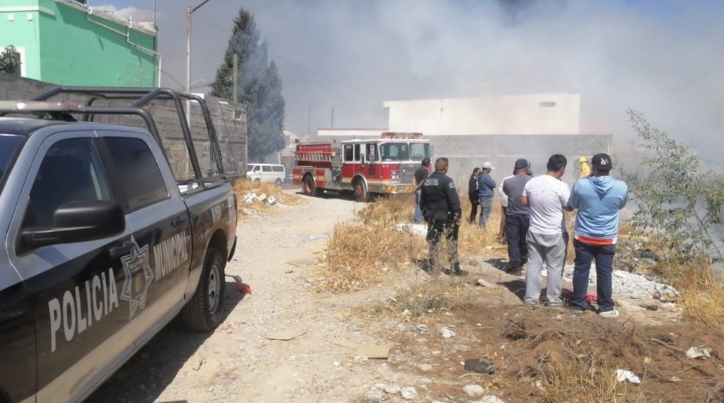 Se registra fuerte incendio