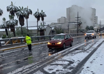 Nevada sorprende a Monclova en vísperas de la primavera