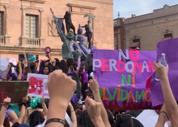Saltillo se pinta de morado