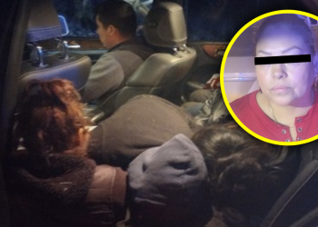 Detienen a mujer con migrantes tras persecución
