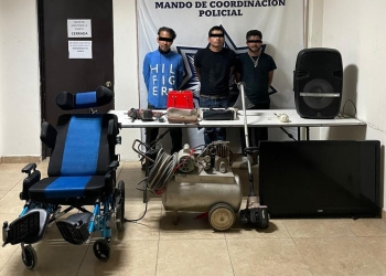 Investigan a tres presuntos ladrones